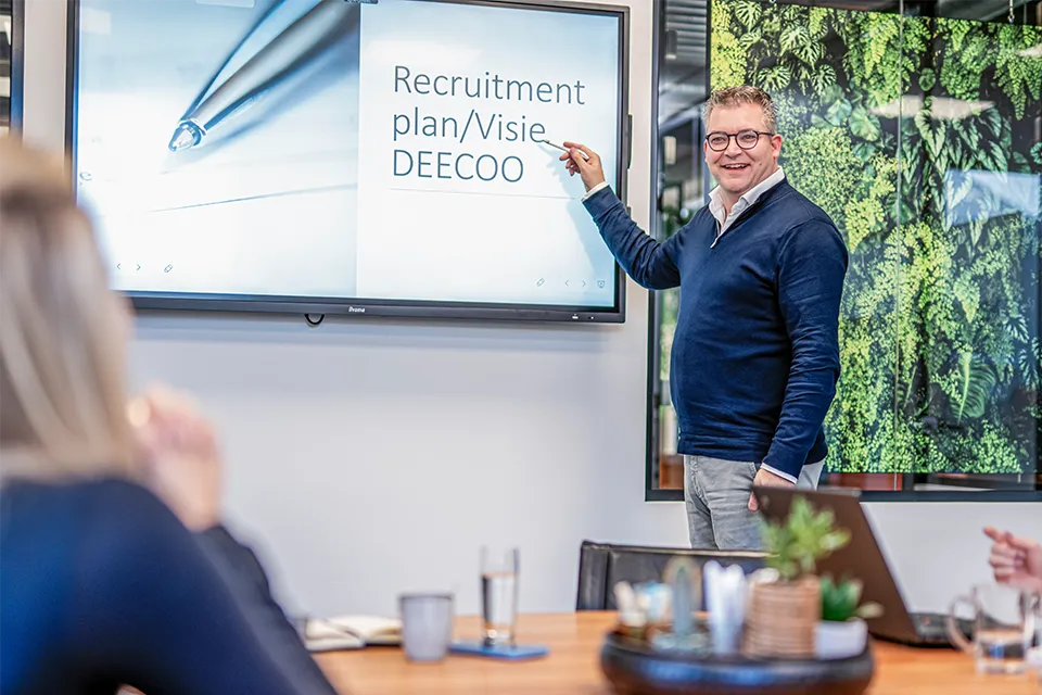 Marc: commercieel directeur van DEECOO met een visie voor o.a. vacatures.