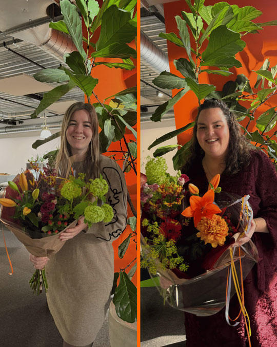 Jubilea Laura en Selina van DEECOO